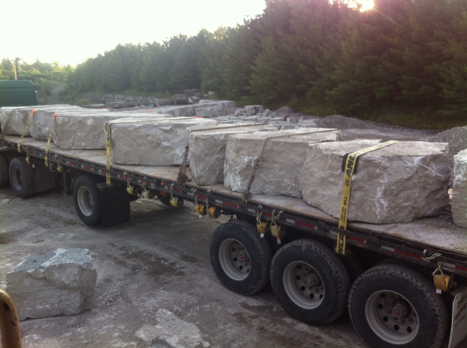 Armour Flatbed Load 1 — Natural Stone Source Ontario
