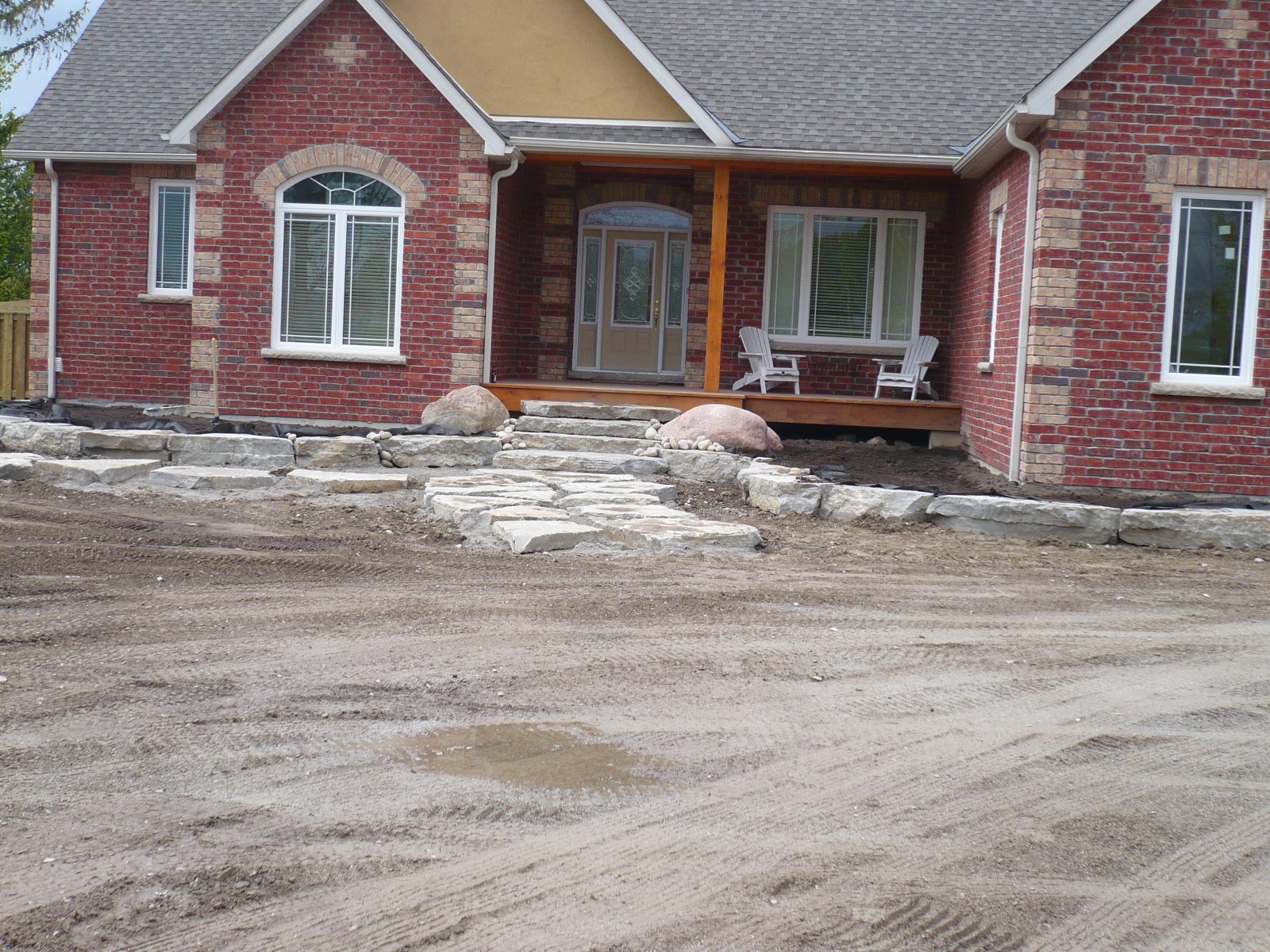 Entry Boulders Steps — Natural Stone Source Ontario