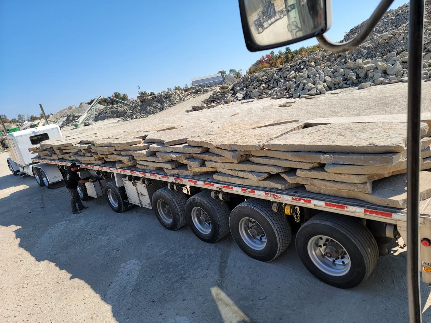 Flagstone Flatbed Load — Natural Stone Source Ontario
