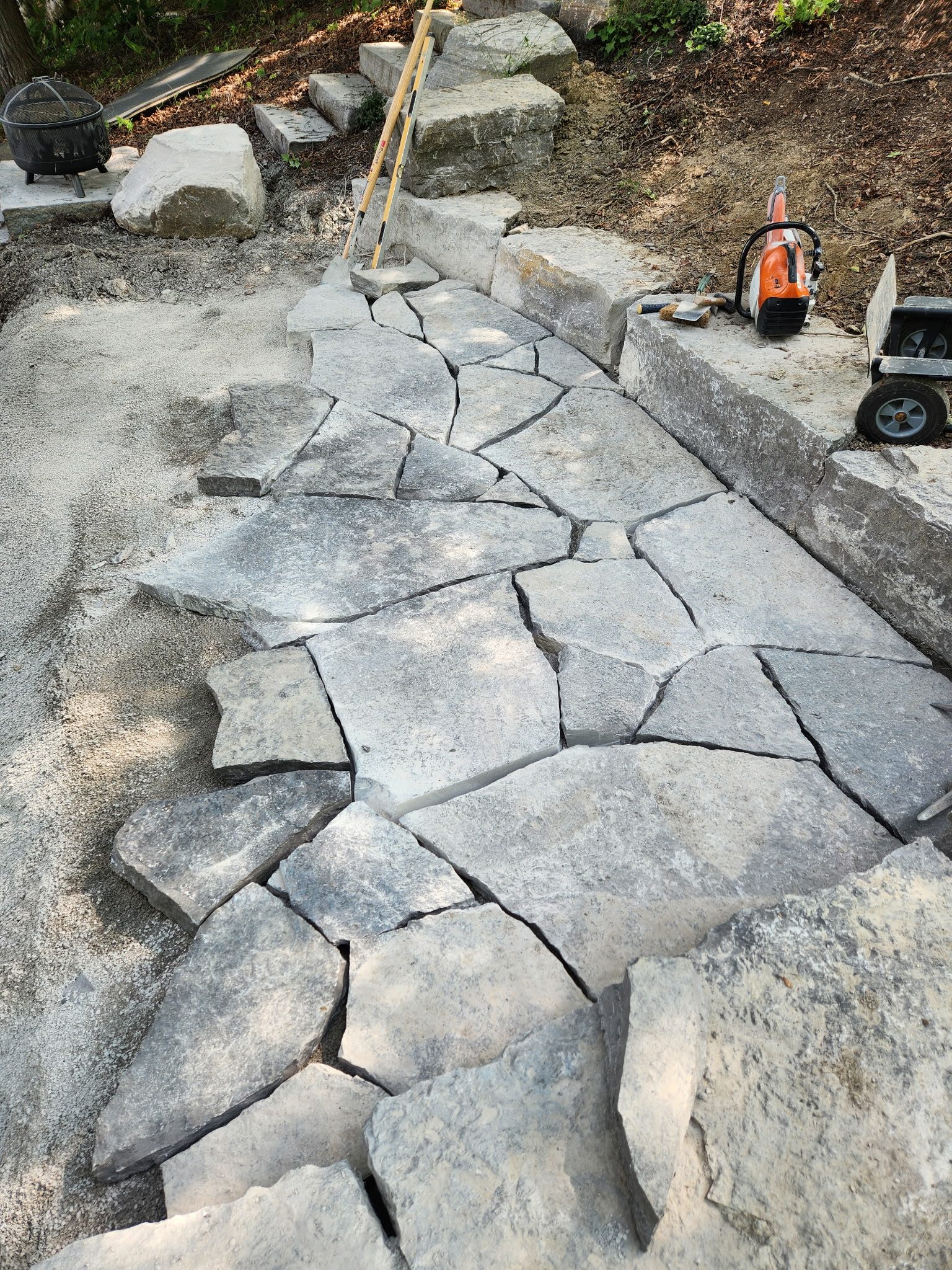 Flagstone Install 1 — Natural Stone Source Ontario