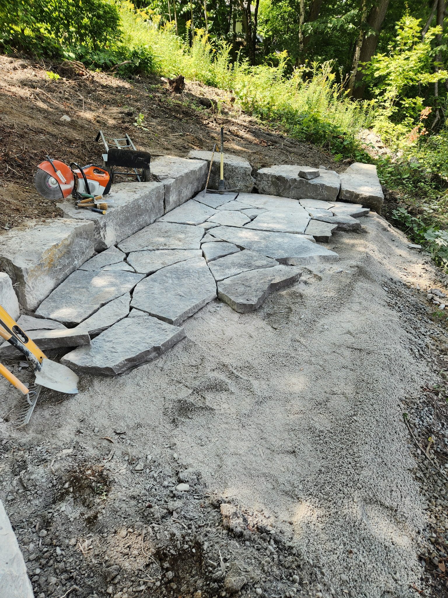 Flagstone Install 2 — Natural Stone Source Ontario