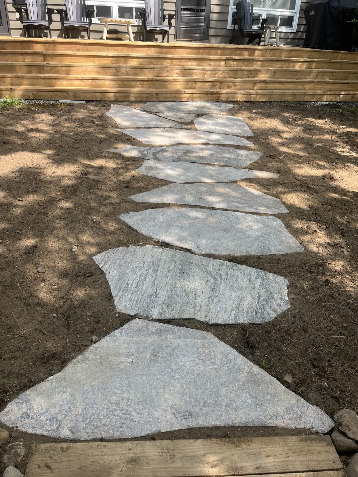 Granite Flagstone Walkway — Natural Stone Source Ontario