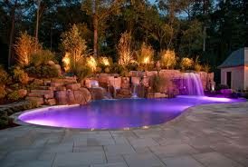 Pool Night Feature — Natural Stone Source Ontario