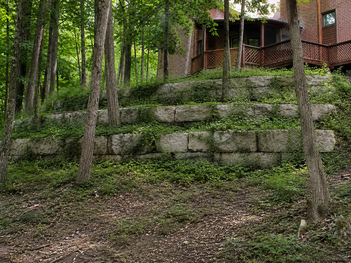 Retaining Wall Terraced — Natural Stone Source Ontario