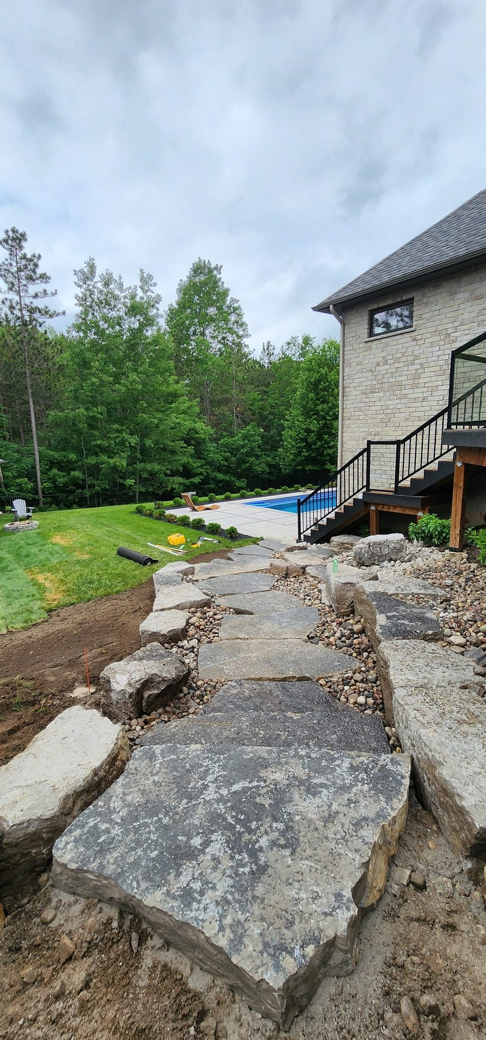 Snow Valley Path Finished — Natural Stone Source Ontario