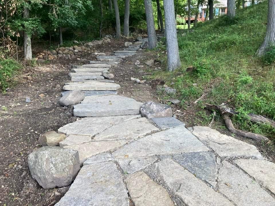 Stone Stairway — Natural Stone Source Ontario